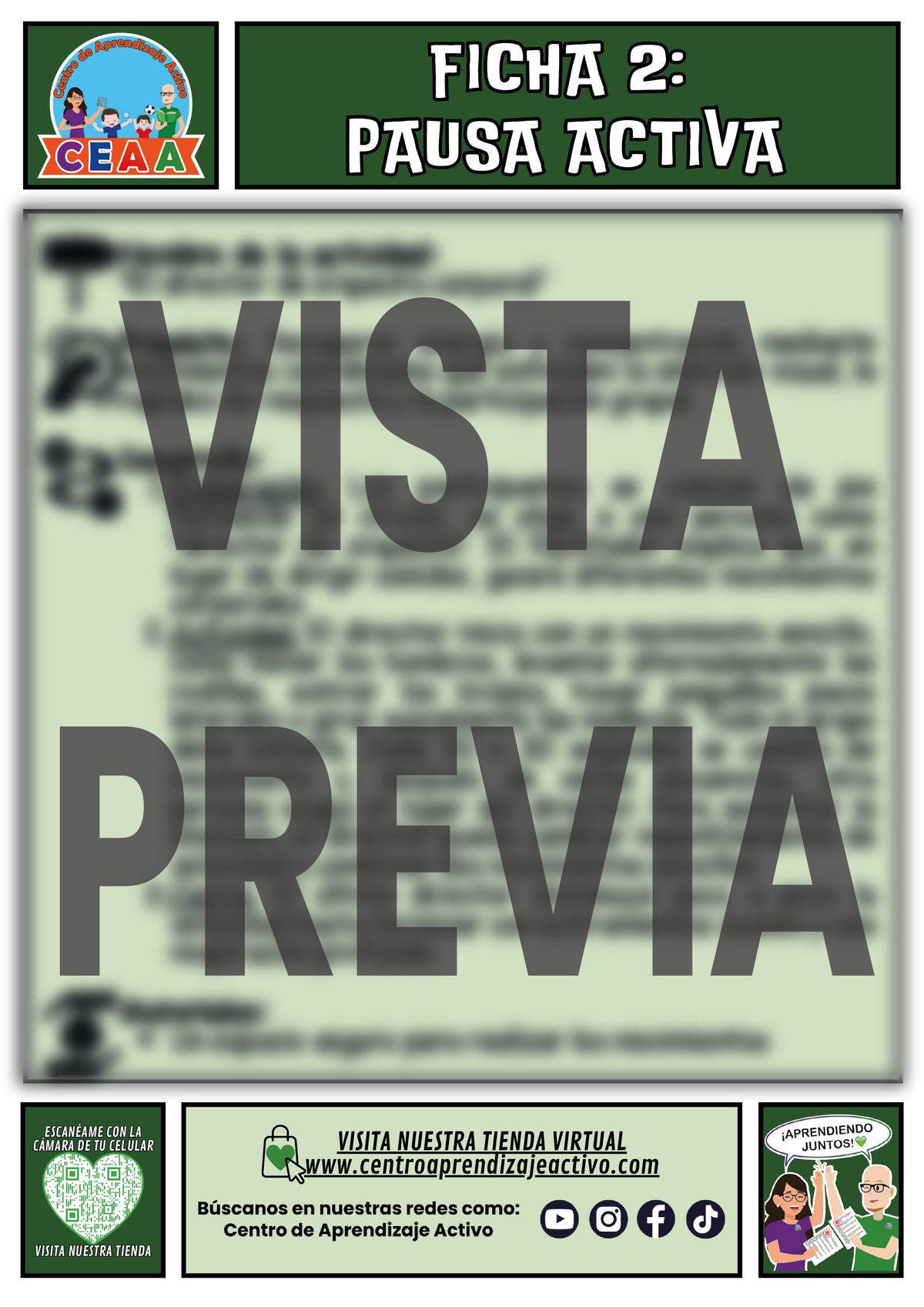 Fichero de 3 Actividades para tu CTE Educación Básica Tema 6