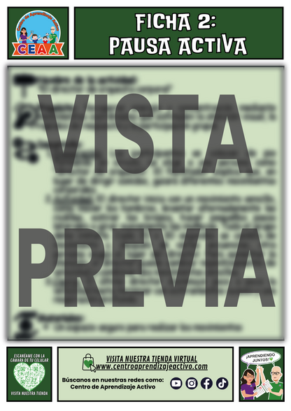 Fichero de 3 Actividades para tu CTE Educación Básica Tema 6