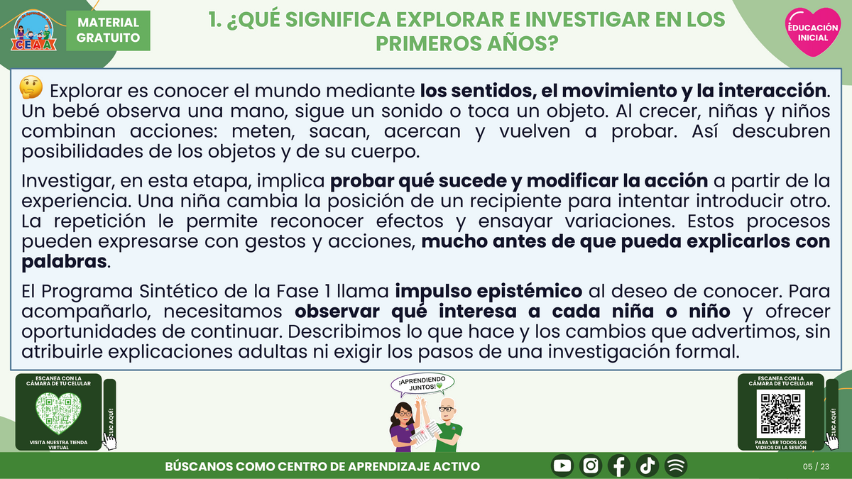 Resumen CTE del Tema 2 Educación Inicial:  EXPLORACIÓN E INVESTIGACIÓN DEL MUNDO EN EDUCACIÓN INICIAL ¿CÓMO ACOMPAÑAR LA CURIOSIDAD DESDE LAS PRIMERAS EXPERIENCIAS? en PDF