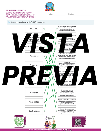 Juegos de Estudio para Imprimir CTE TEMA 1