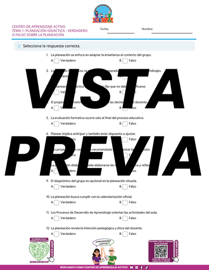 Juegos de Estudio para Imprimir CTE TEMA 1
