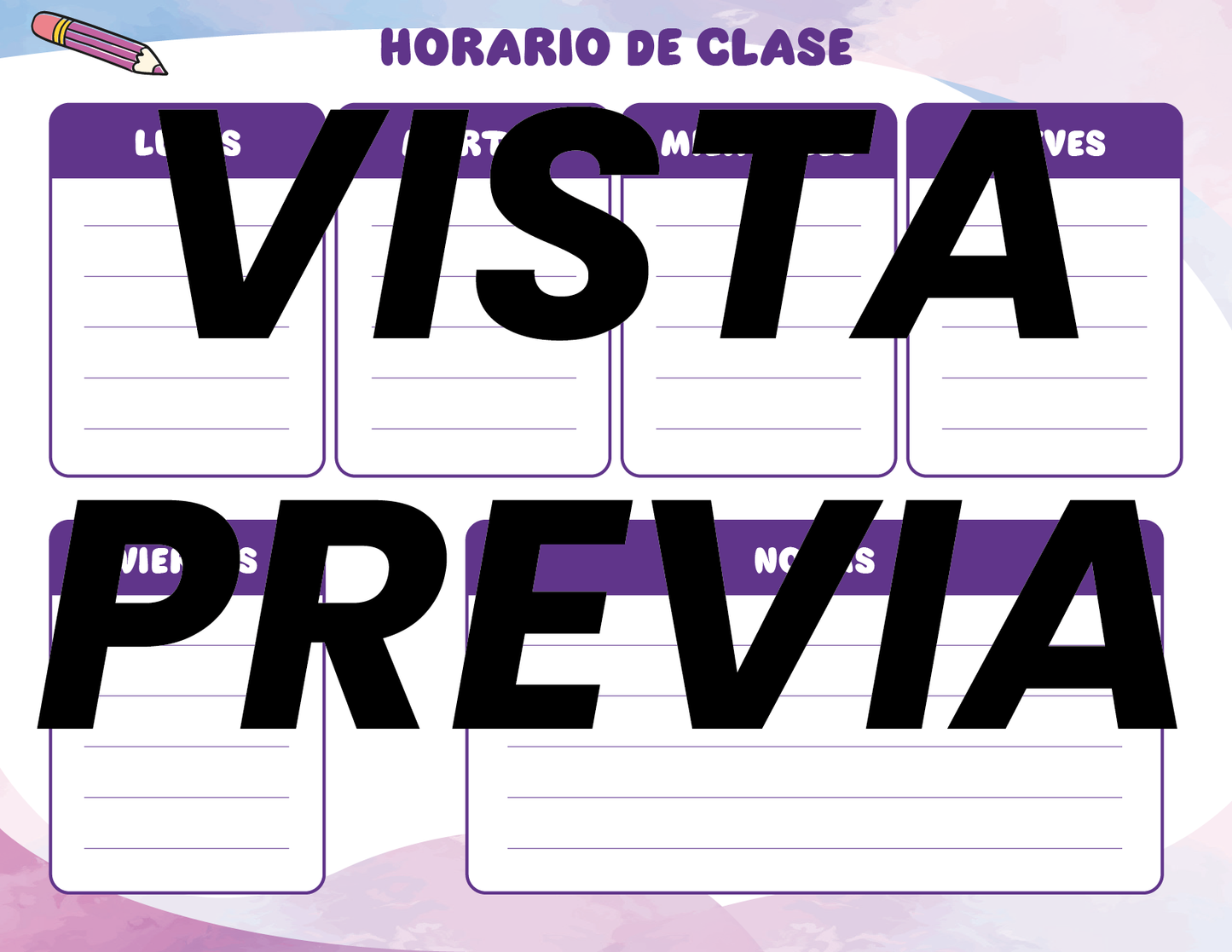 Agenda Colorida MAESTRO Preescolar