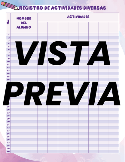 Agenda Colorida MAESTRO Preescolar