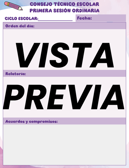 Agenda Colorida MAESTRO Preescolar