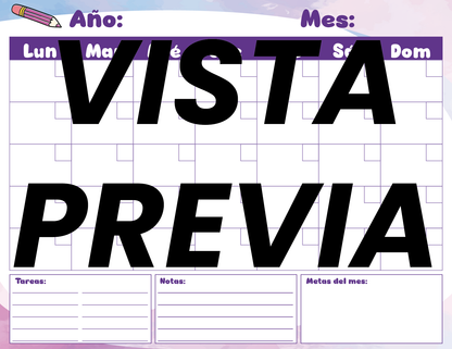 Agenda Colorida MAESTRO Preescolar