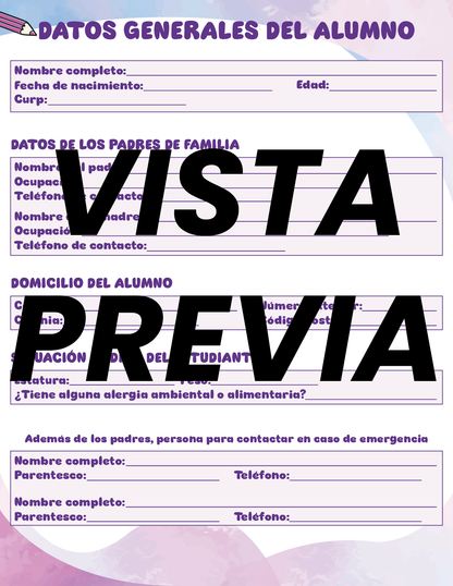 Agenda Colorida MAESTRO Preescolar