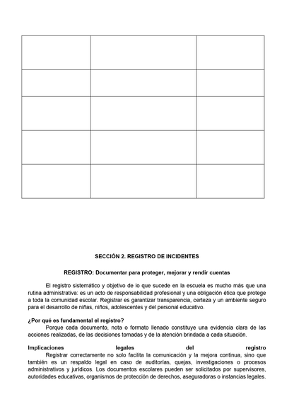 BITÁCORA PARA LA PREVENCIÓN, REGISTRO Y ATENCIÓN DE INCIDENCIAS Y ACOSO ESCOLAR (Editable en Word, se incluye en el paquete del tema 3 y 4)