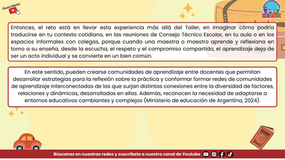 Presentación Taller Intensivo Sesión 2 - Bitácora para la Reflexión en PDF