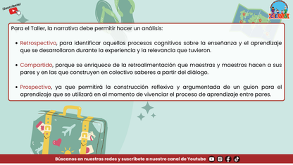 Presentación Taller Intensivo Sesión 2 - Bitácora para la Reflexión en PDF