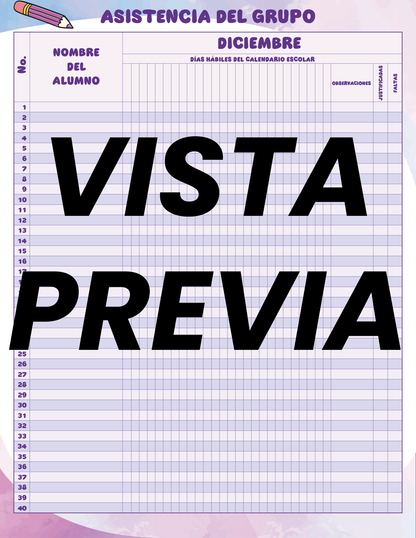 Agenda Colorida MAESTRO Preescolar