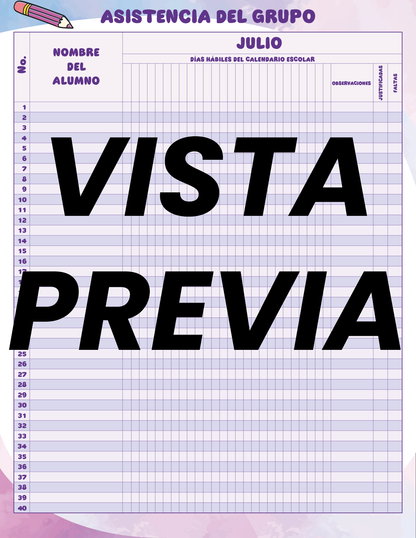 Agenda Colorida MAESTRO Preescolar
