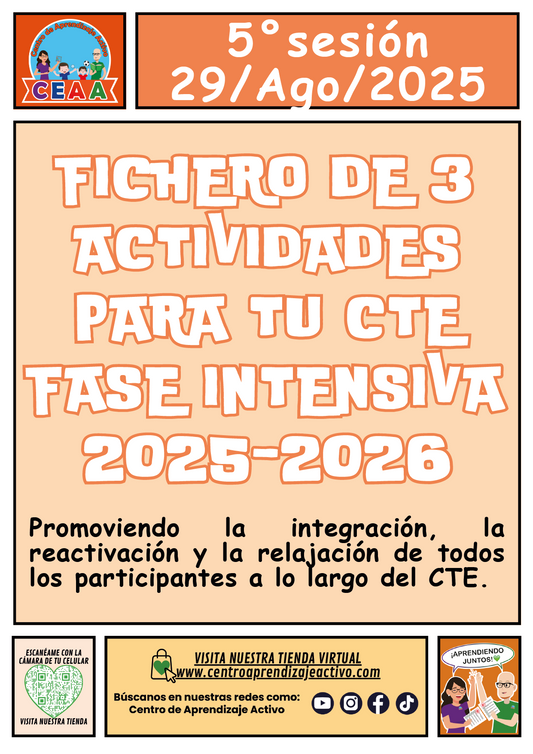 Fichero de 3 Actividades para CTE Fase Intensiva Sesión 5