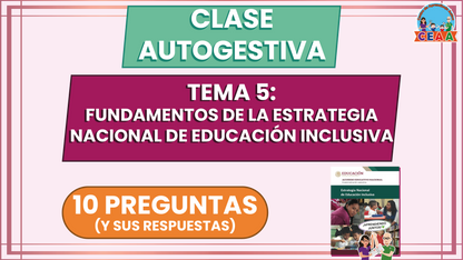 Clase Autogestiva Tema: 5