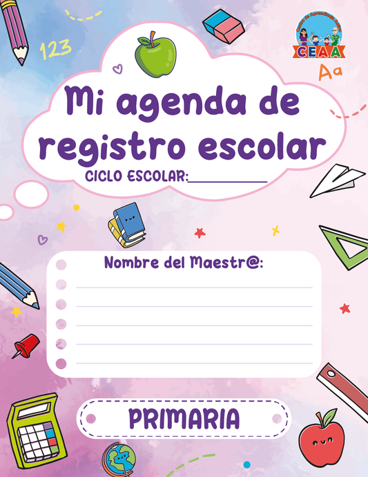 Agenda Colorida MAESTRO Primaria