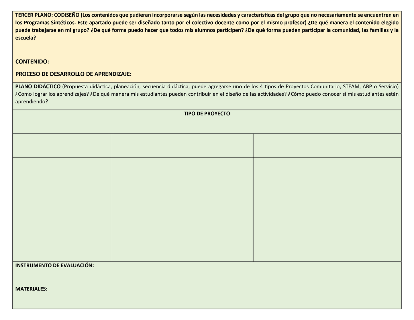 Formato Programa Analítico (Editable en Word)