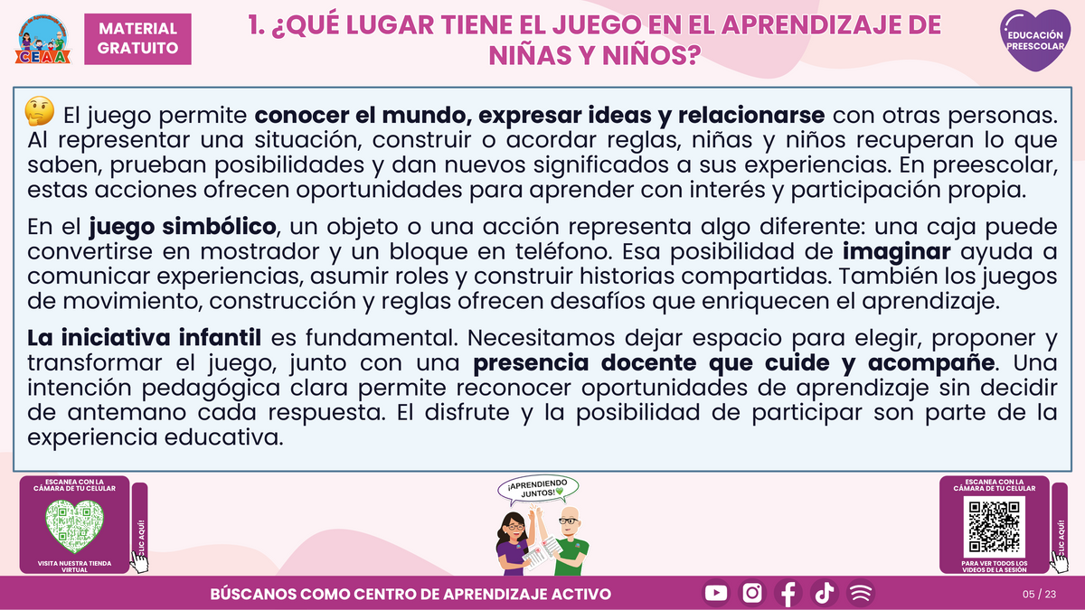 Resumen CTE del Tema 1 Educación Preescolar: EL JUEGO Y LA VINCULACIÓN ENTRE LOS CAMPOS FORMATIVOS ¿CÓMO CREAR EXPERIENCIAS DE APRENDIZAJE CON SENTIDO EN LA FASE 2? en PDF