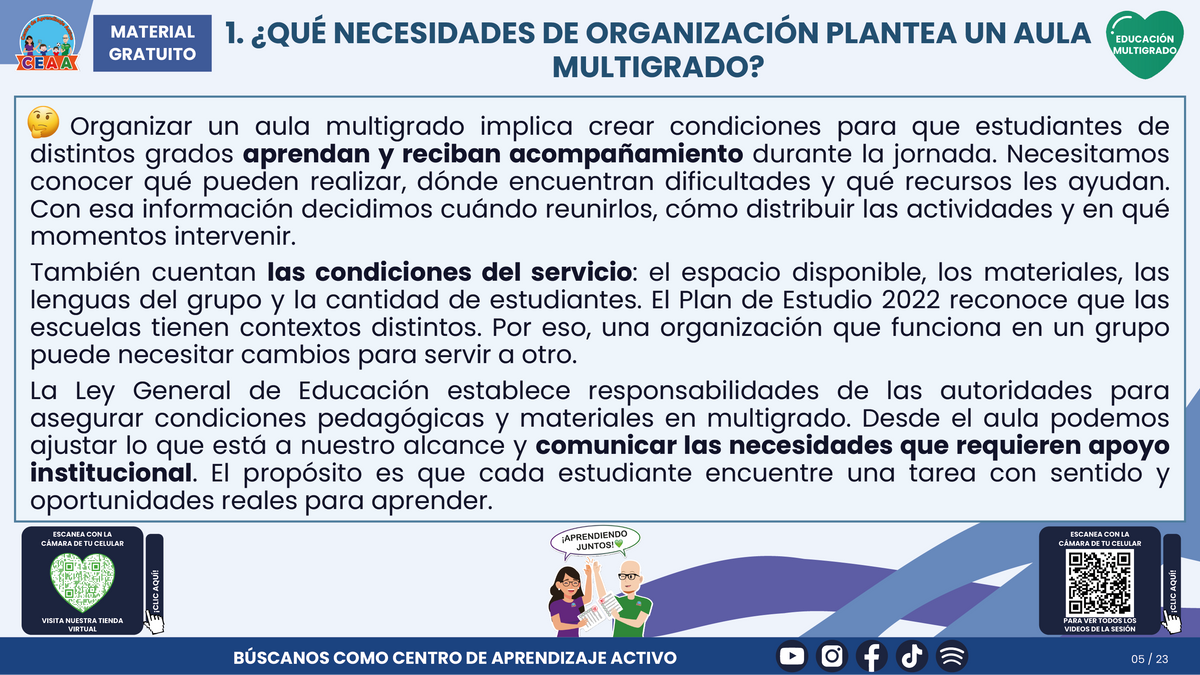 Resumen CTE del Tema 4 Educación Multigrado: ORGANIZACIÓN DEL TIEMPO Y DEL AULA ¿CÓMO CREAR CONDICIONES PARA QUE TODOS PARTICIPEN Y APRENDAN? en PDF