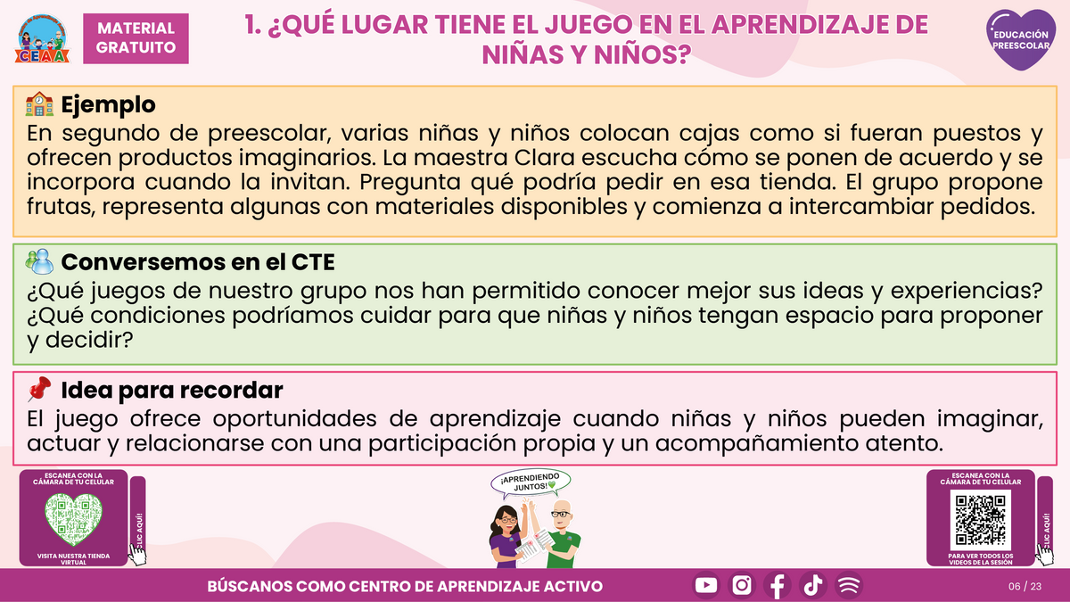 Resumen CTE del Tema 1 Educación Preescolar: EL JUEGO Y LA VINCULACIÓN ENTRE LOS CAMPOS FORMATIVOS ¿CÓMO CREAR EXPERIENCIAS DE APRENDIZAJE CON SENTIDO EN LA FASE 2? en PDF