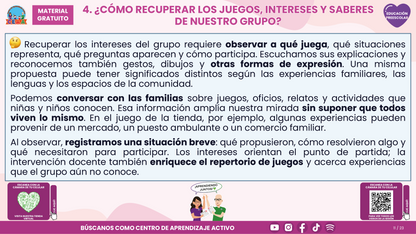 Resumen CTE del Tema 1 Educación Preescolar: EL JUEGO Y LA VINCULACIÓN ENTRE LOS CAMPOS FORMATIVOS ¿CÓMO CREAR EXPERIENCIAS DE APRENDIZAJE CON SENTIDO EN LA FASE 2? en PDF