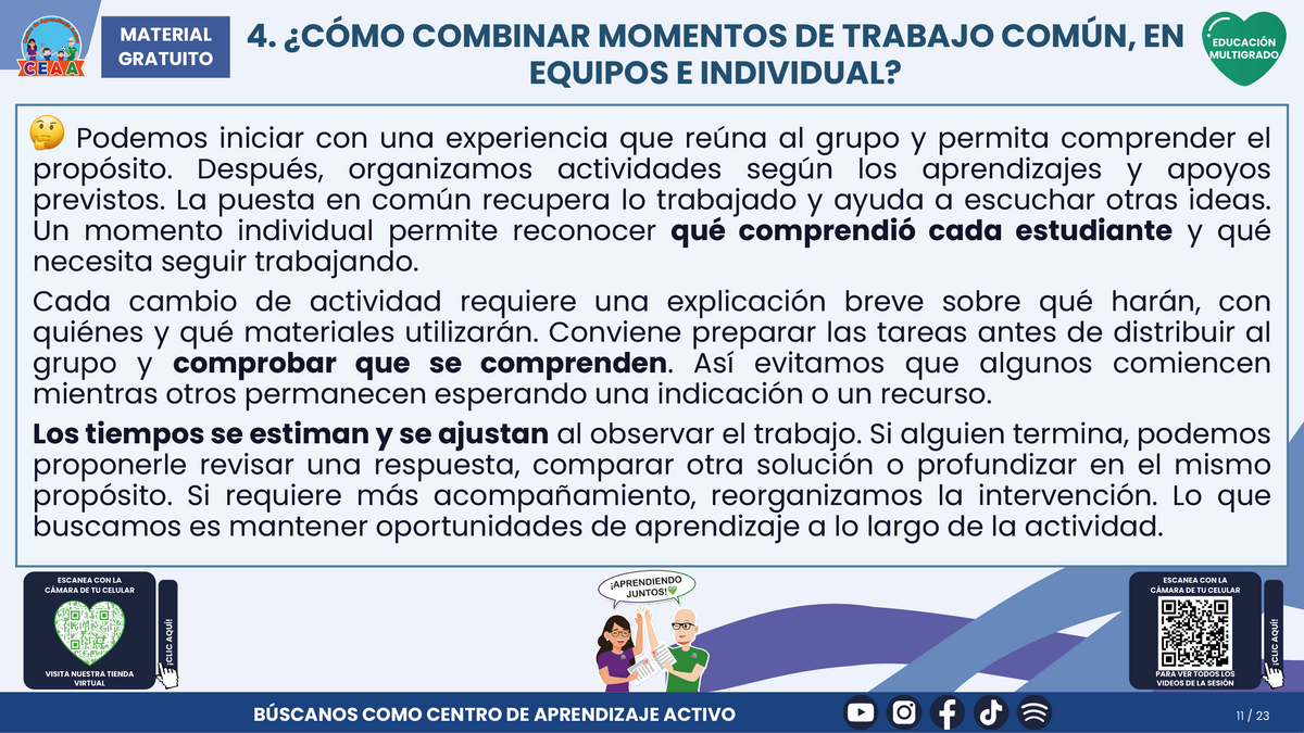 Resumen CTE del Tema 4 Educación Multigrado: ORGANIZACIÓN DEL TIEMPO Y DEL AULA ¿CÓMO CREAR CONDICIONES PARA QUE TODOS PARTICIPEN Y APRENDAN? en PDF