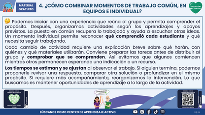 Resumen CTE del Tema 4 Educación Multigrado: ORGANIZACIÓN DEL TIEMPO Y DEL AULA ¿CÓMO CREAR CONDICIONES PARA QUE TODOS PARTICIPEN Y APRENDAN? en PDF