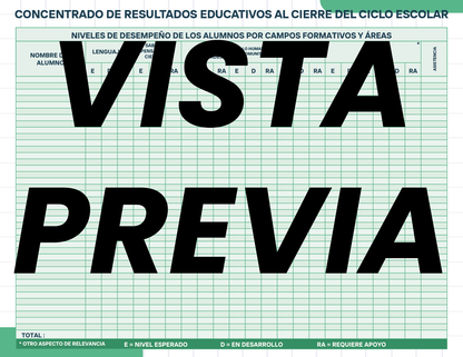 Agenda Cuadros MAESTRO Preescolar