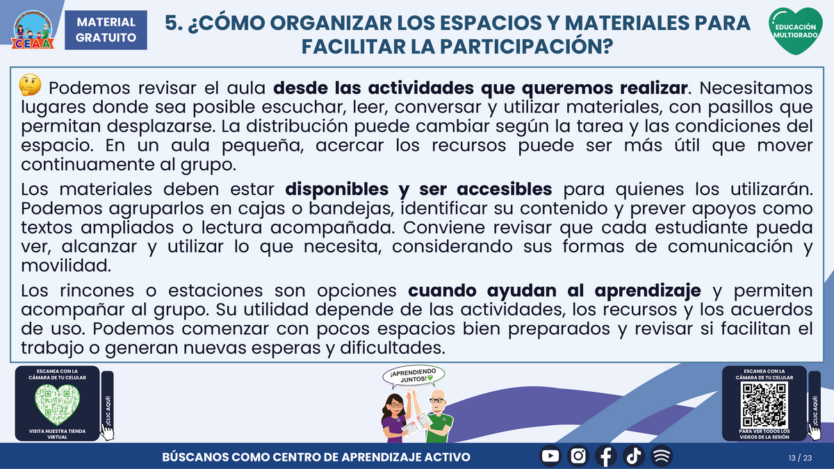 Resumen CTE del Tema 4 Educación Multigrado: ORGANIZACIÓN DEL TIEMPO Y DEL AULA ¿CÓMO CREAR CONDICIONES PARA QUE TODOS PARTICIPEN Y APRENDAN? en PDF
