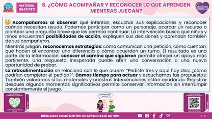 Resumen CTE del Tema 1 Educación Preescolar: EL JUEGO Y LA VINCULACIÓN ENTRE LOS CAMPOS FORMATIVOS ¿CÓMO CREAR EXPERIENCIAS DE APRENDIZAJE CON SENTIDO EN LA FASE 2? en PDF