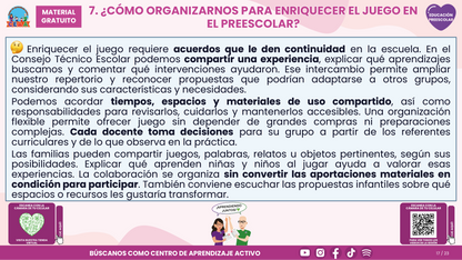 Resumen CTE del Tema 1 Educación Preescolar: EL JUEGO Y LA VINCULACIÓN ENTRE LOS CAMPOS FORMATIVOS ¿CÓMO CREAR EXPERIENCIAS DE APRENDIZAJE CON SENTIDO EN LA FASE 2? en PDF