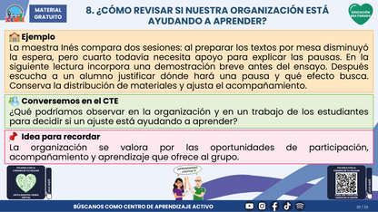 Resumen CTE del Tema 4 Educación Multigrado: ORGANIZACIÓN DEL TIEMPO Y DEL AULA ¿CÓMO CREAR CONDICIONES PARA QUE TODOS PARTICIPEN Y APRENDAN? en PDF