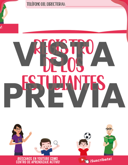 Agenda Rosa MAESTRO Secundaria Ciclo Escolar 2024 - 2025 en PDF