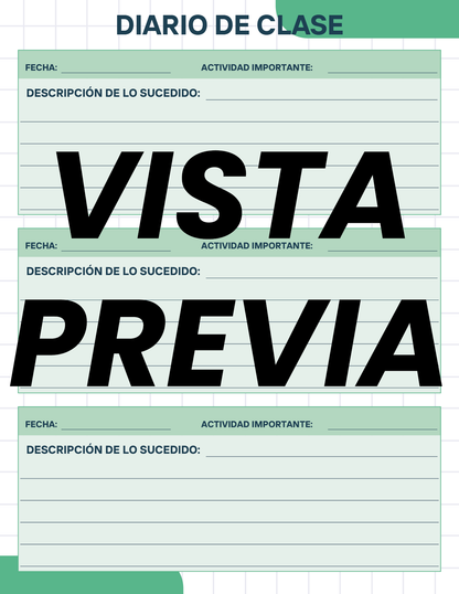 Agenda Cuadros MAESTRO Preescolar