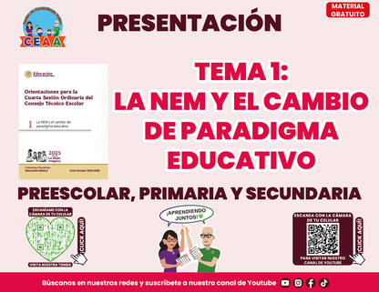 Presentación CTE TEMA 1: LA NEM Y EL CAMBIO DE PARADIGMA EDUCATIVO