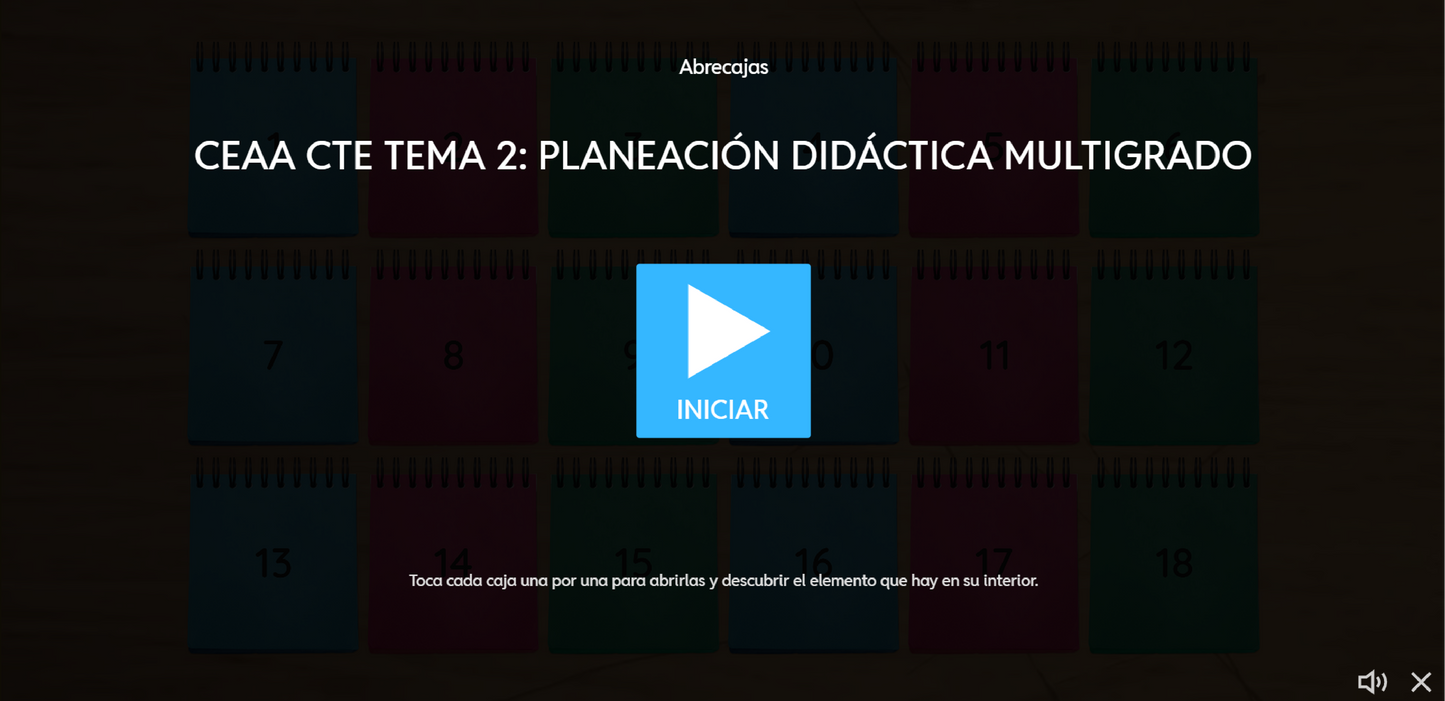3 Juegos Interactivos CTE Multigrado Tema 2 (Requieren conexión a internet)