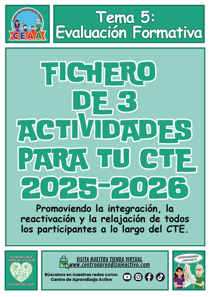 Fichero 3 Actividades para tu CTE Tema 5: Evaluación Formativa