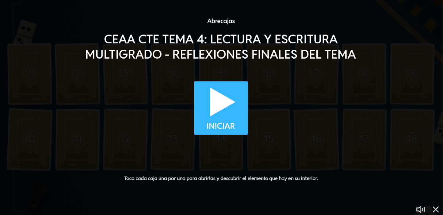 3 Juegos Interactivos CTE Multigrado Tema 4 (Requieren conexión a internet)
