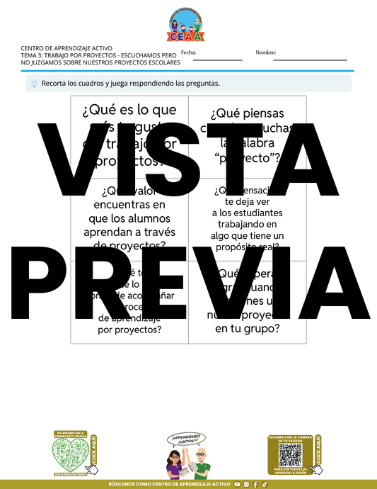 Juegos de Estudio para Imprimir CTE TEMA 3