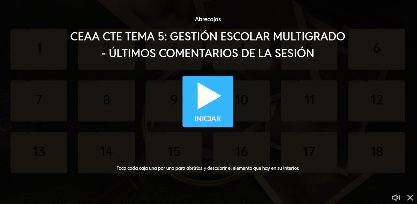 3 Juegos Interactivos CTE Multigrado Tema 5 (Requieren conexión a internet)