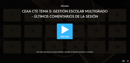 3 Juegos Interactivos CTE Multigrado Tema 5 (Requieren conexión a internet)