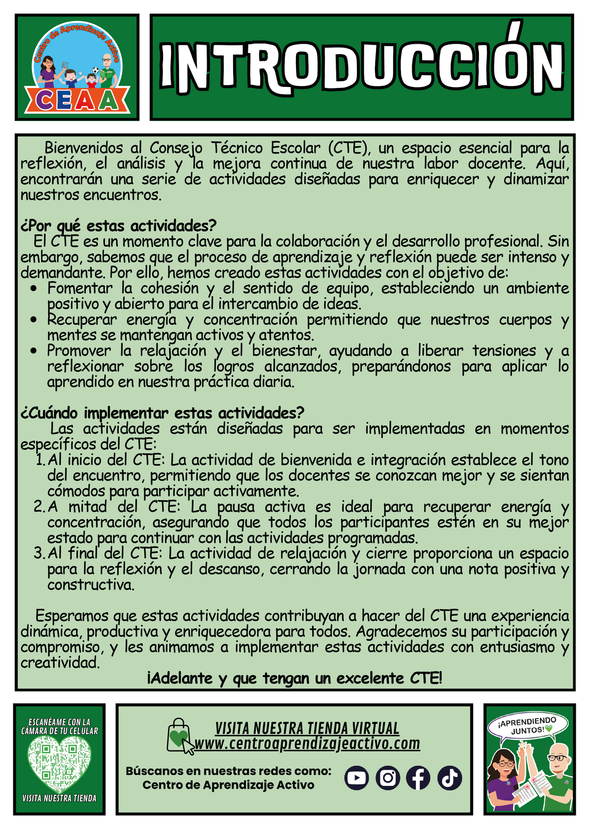 Fichero de 3 Actividades para tu CTE Educación Inicial Tema 2