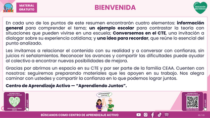Resumen CTE del Tema 5 Educación Multigrado: LA COMUNIDAD Y EL APRENDIZAJE EN EL AULA ¿CÓMO CONSTRUIR EXPERIENCIAS CON LAS FAMILIAS Y LOS SABERES DE NUESTRO ENTORNO? en PDF