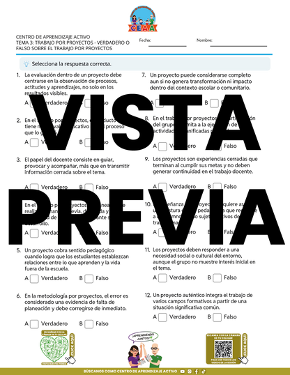 Juegos de Estudio para Imprimir CTE TEMA 3