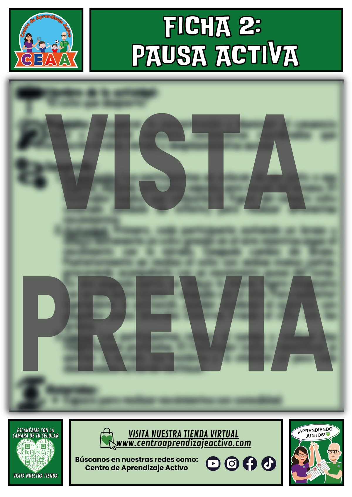 Fichero de 3 Actividades para tu CTE Educación Inicial Tema 2