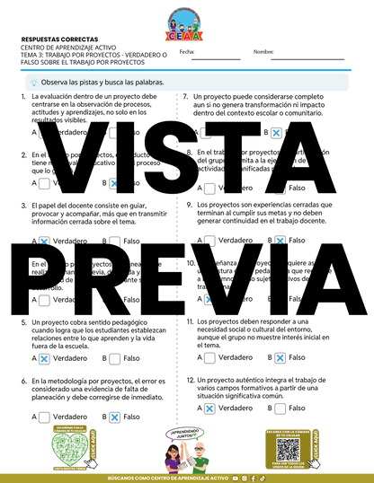 Juegos de Estudio para Imprimir CTE TEMA 3