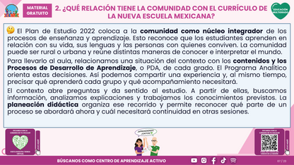 Resumen CTE del Tema 5 Educación Multigrado: LA COMUNIDAD Y EL APRENDIZAJE EN EL AULA ¿CÓMO CONSTRUIR EXPERIENCIAS CON LAS FAMILIAS Y LOS SABERES DE NUESTRO ENTORNO? en PDF