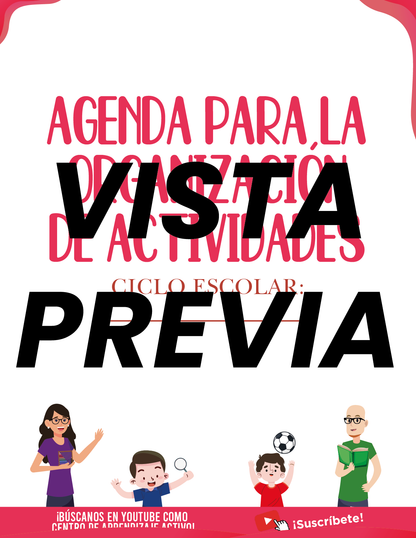 Agenda Roja SUPERVISOR Secundaria