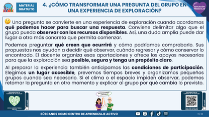 Resumen CTE del Tema 2 Educación Preescolar: CURIOSIDAD Y PENSAMIENTO CIENTÍFICO  ¿CÓMO ACOMPAÑAR LAS PREGUNTAS DE NIÑAS Y NIÑOS PARA CONOCER SU ENTORNO? en PDF