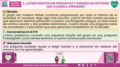 Resumen CTE del Tema 5 Educación Multigrado: LA COMUNIDAD Y EL APRENDIZAJE EN EL AULA ¿CÓMO CONSTRUIR EXPERIENCIAS CON LAS FAMILIAS Y LOS SABERES DE NUESTRO ENTORNO? en PDF
