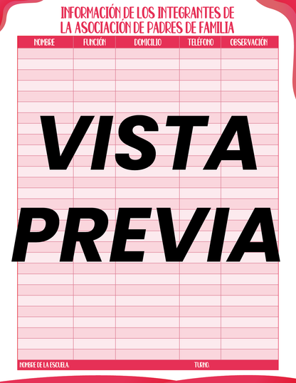 Agenda Roja SUPERVISOR Secundaria