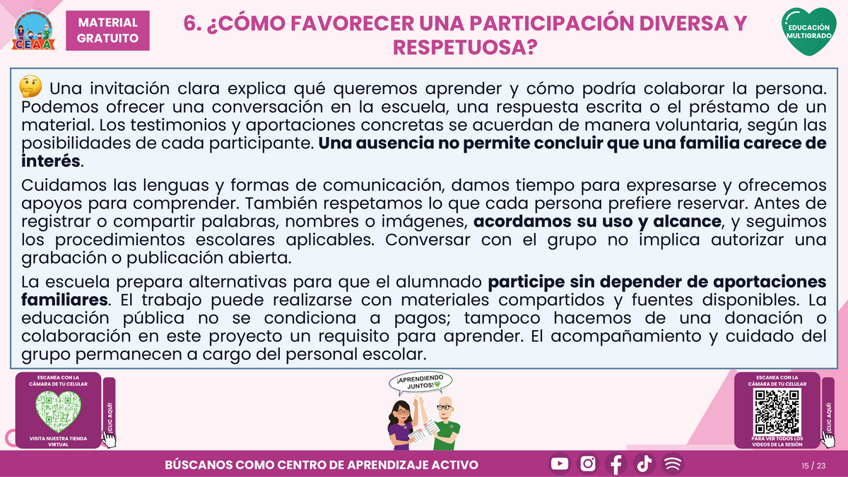 Resumen CTE del Tema 5 Educación Multigrado: LA COMUNIDAD Y EL APRENDIZAJE EN EL AULA ¿CÓMO CONSTRUIR EXPERIENCIAS CON LAS FAMILIAS Y LOS SABERES DE NUESTRO ENTORNO? en PDF